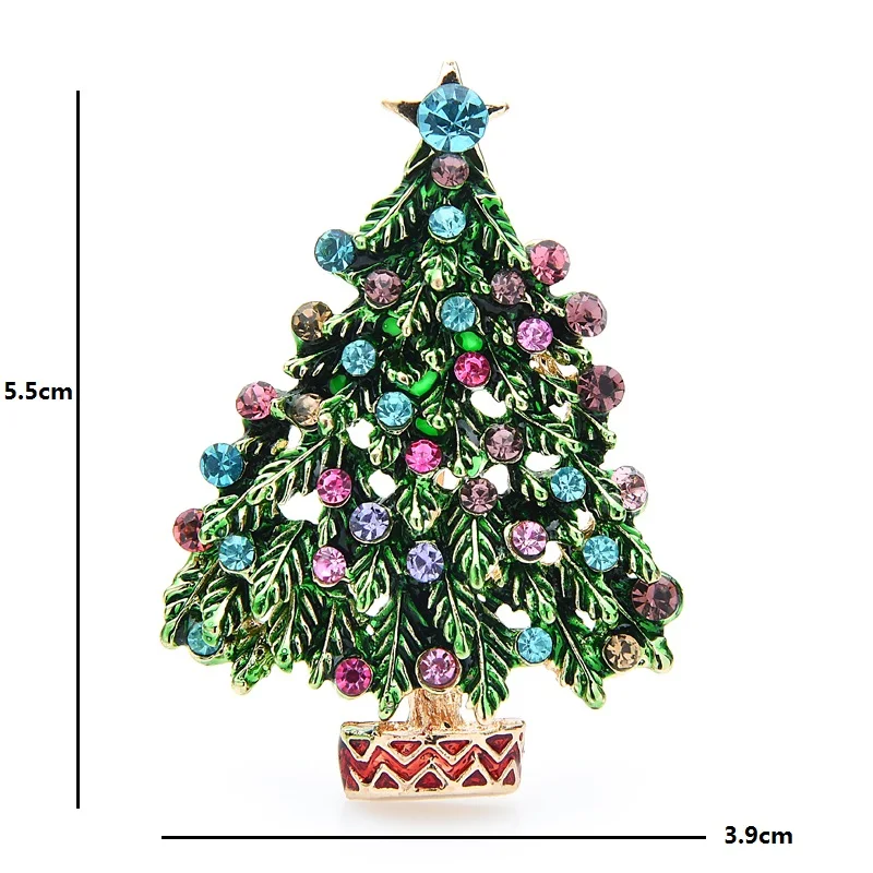Green Enamel Tree Brooches Women Men Christmas Tree Party Causal Office Brooch Pins Gifts enamel pins enamel brooches pin brooches clothing brooch