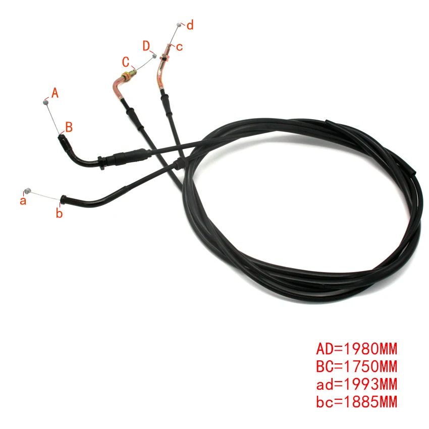 

Engine Throttle Line Motorcycle Throttle Cable Scooter Accelerator Cables For Honda CN250 (HELIX) 1986-2007 Motor Accessories