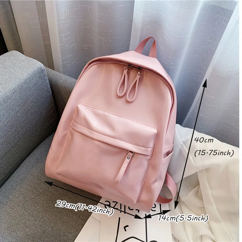 Мягкий рюкзак из искусственной кожи для школьниц 2020 женский в консервативном