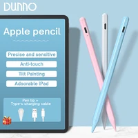 Para iPad lápiz con rechazo Palma inclinación Stylus Pen para lápiz Apple 1 2 iPad Pen Pro 11 12,9 4 10,9 7th 8th 9th 10,2 mini 6