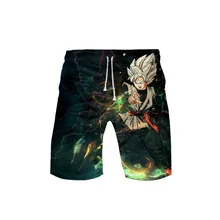 3D Dragon Ball Z одежда для плавания, Шорты для плавания, пляжные шорты, шорты для плавания, Шорты для плавания, мужские спортивные шорты для бега