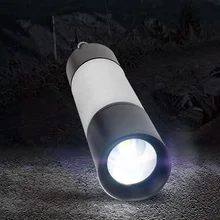 Lampe de poche Portable étanche à LED, Rechargeable par USB, torche en alliage d'aluminium, idéale pour une tente, un Camping ou une randonnée en plein air
