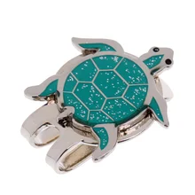 2 шт. зажим для шляпы для гольфа с мячом для гольфа маркер колпачок зажим черепаха