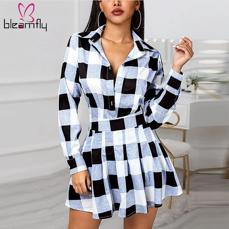Plaid Skirt Matching Set Shop, 59% OFF 