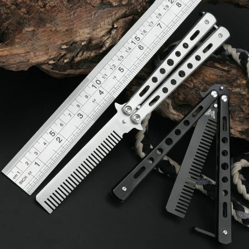 Beginner Butterfly Knife Training Balisong Flipping Trainer Butterfly