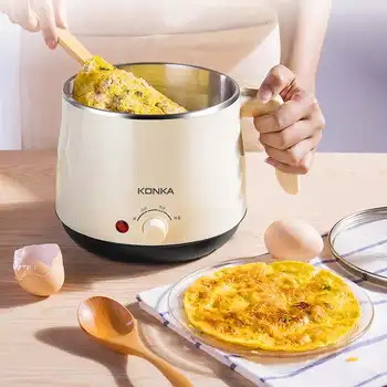 

KONKA 220V Mini Multifunction Electric Cooking Machine Single/Double Layer Available Hot Pot Multi For Home Electric Rice Cooker