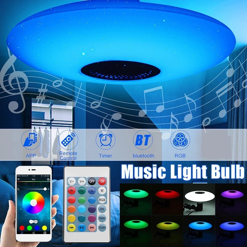 Умный светодиодный светильник s 30 Вт RGB вечерние украшения потолочный APP Bluetooth