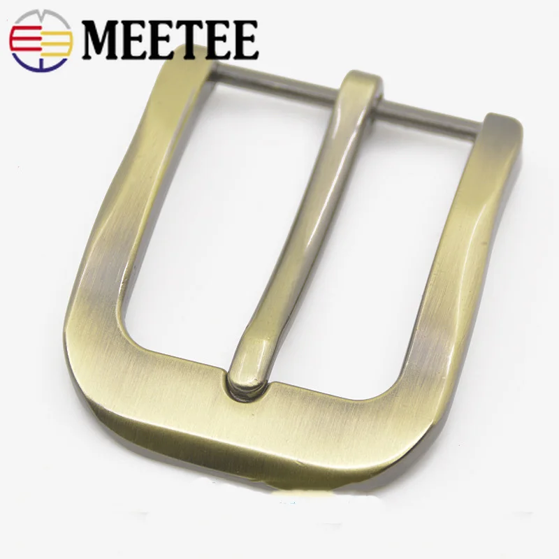 Meetee 2/4 шт. 30 мм с металлическим ремнем и пряжкой для Для мужчин контактный пряжки для ремня 27-28 мм DIY Кожа Craft аппаратные средства джинсы аксессуары YK166