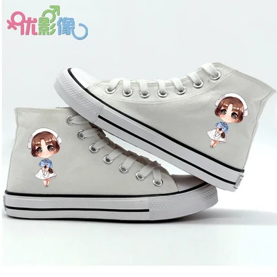 6 Games Identity V Cosplay Anime Canvas Shoes Cos Emily Dale Personality High Help Unisex Shoes Comfortable Shoes - Цвет: 6