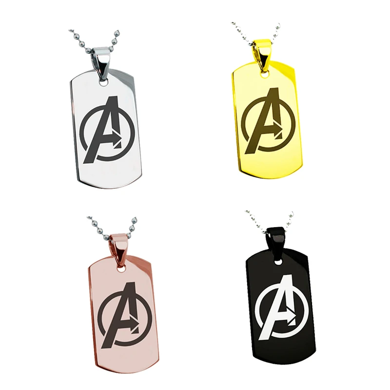 Hot Movie Avenger Us Captain Steve Winter Soldier Bucky Till The End Of The Line Stainless Steel Couple Necklace For Women Men Pendant Necklaces Aliexpress