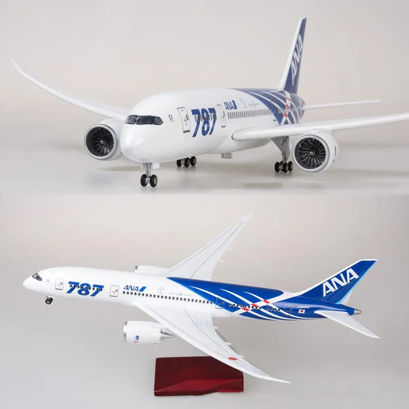 47 см модель самолета из сплава 1/130 моделирование Boeing B787 Япония Ана Авиакомпания Самолет W светильник и колеса литья под давлением пластик самолет коллекция