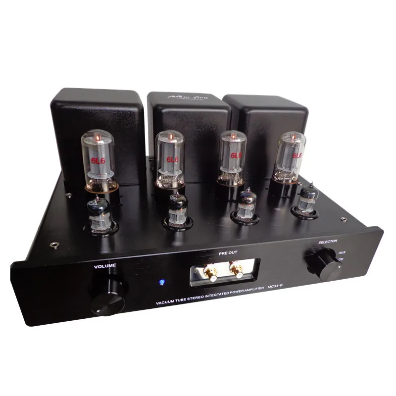 MC34-B 6L6 двухтактный ламповый усилитель HIFI EXQUIS вакуумный ламповый Интегрированный усилитель или Предварительный Выход