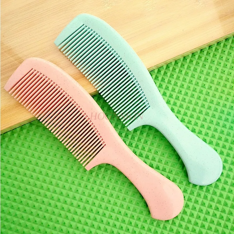 2pcs Middle tooth comb long hair thick hair perm curly hair luminous plastic comb