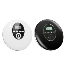 Reproductor de CD Estilo Redondo, auriculares portátiles HiFi, Walkman de CD, Reproductor de disco, recargable, a prueba de golpes