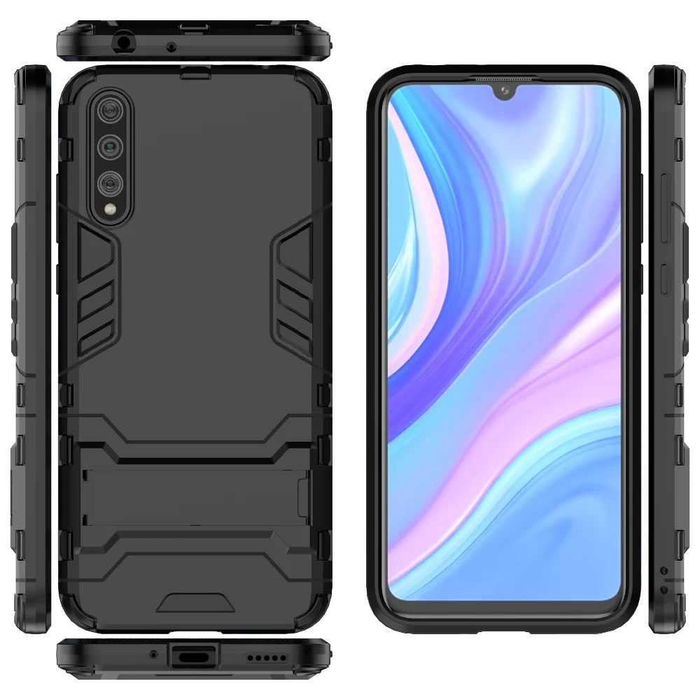 Чехол tigenkeyдля huawei Enjoy 10 S, задняя крышка с подставкой, противоударный чехол
