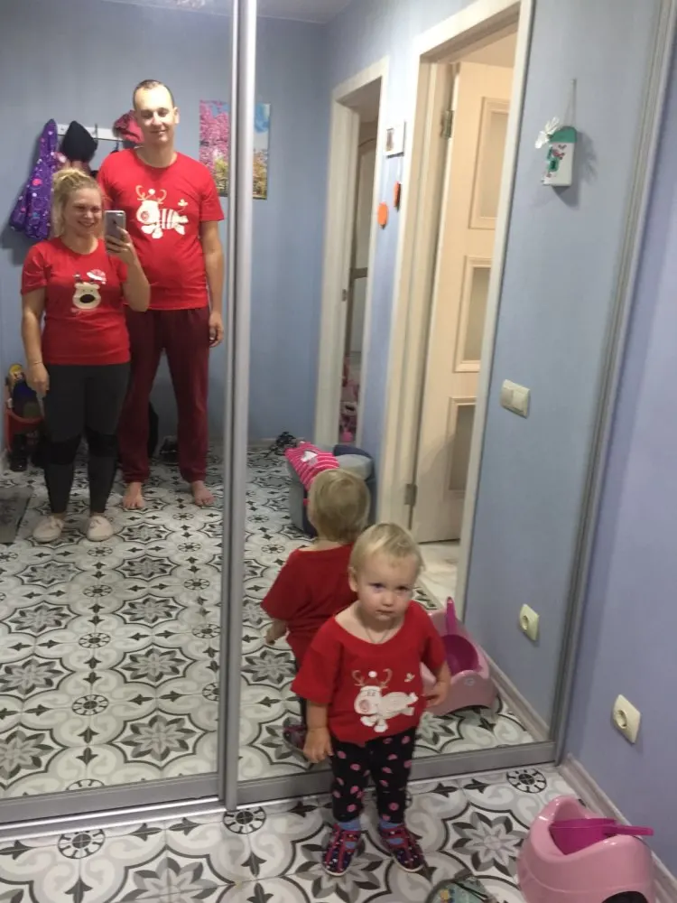 Одинаковые наряды на Рождество одежда для отца сына папы мамы дочери футболки с