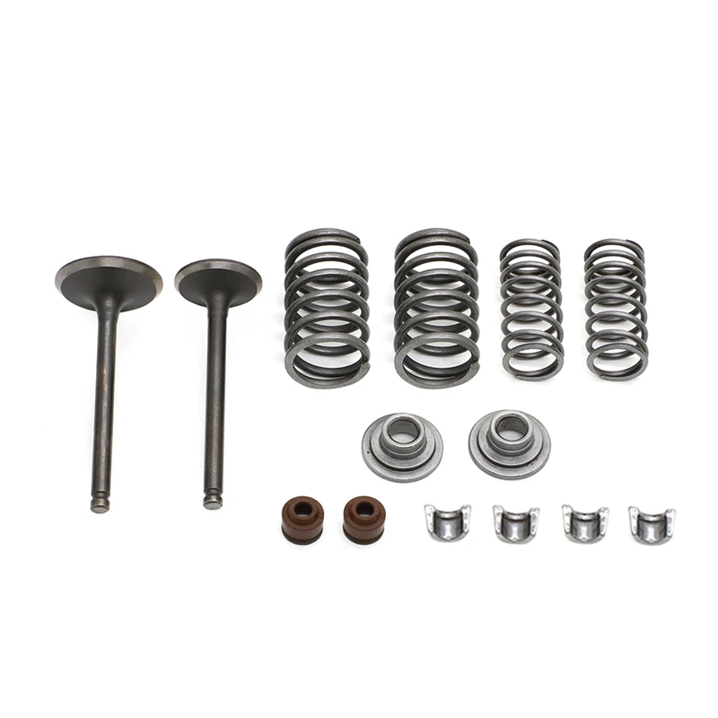 Cylinder Valves Kit for Chinese SSR Roketa Coolster Taotao True 125cc ATV Inner Outer Valve Springs Stem Seals Seats Retainers | Автомобили
