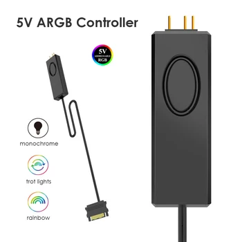 

ARGB Controller 5V 3Pin SATA Pin Power Supply Light Stripe for Desktop Case Computer components and hardware