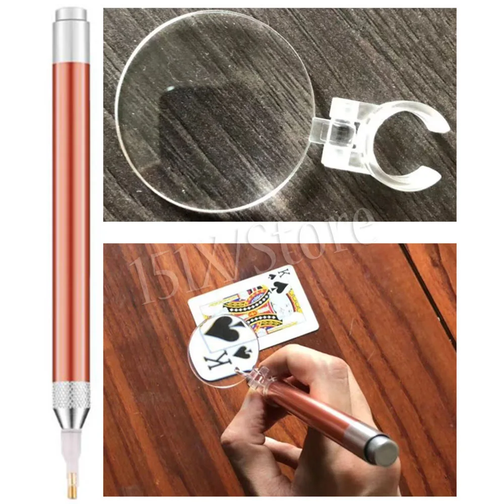 DIY Diamond Painting Tool Luminous Point Drill Pen With Magnifying Glass Luminous Lighting Sticker Drill Tool Diamond Accessorie