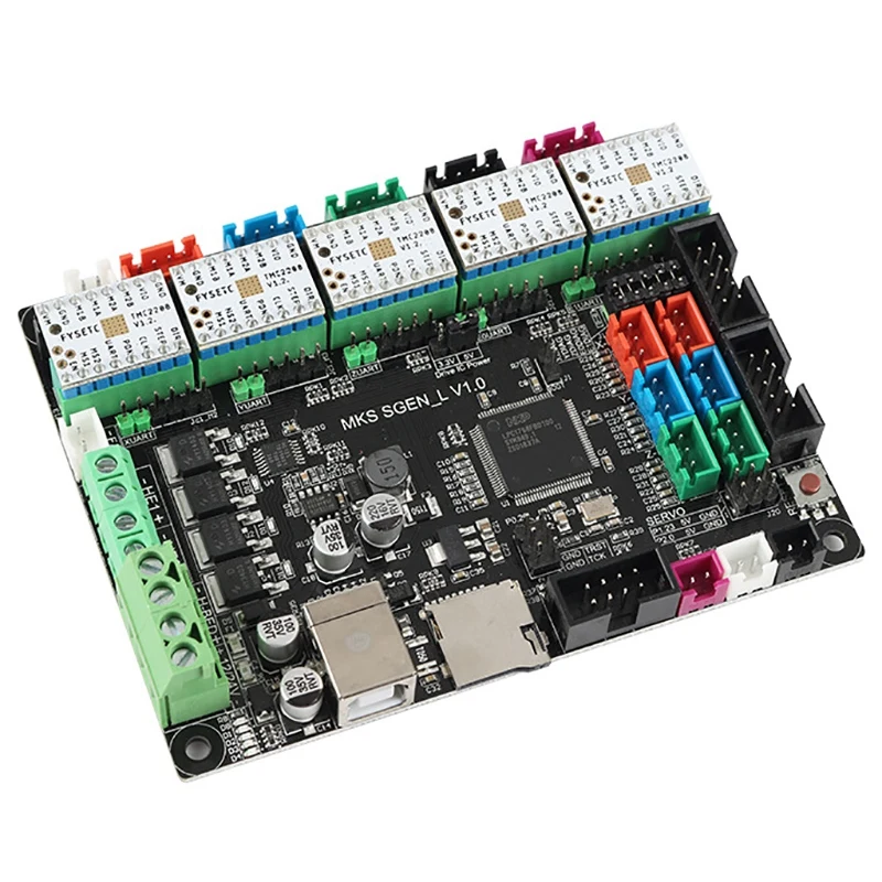 Аксессуары для 3D-принтеров MKS SGen-L материнская плата+ TMC2208 x 5 Silent Driver Kit Marlin