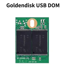 Goldendisk 16 Гб USB DOM SSD Вертикальная флеш-память NAND MLC промышленный контроллер Hyperstone SATA II 4 ГБ 8 ГБ 32 ГБ 64 ГБ