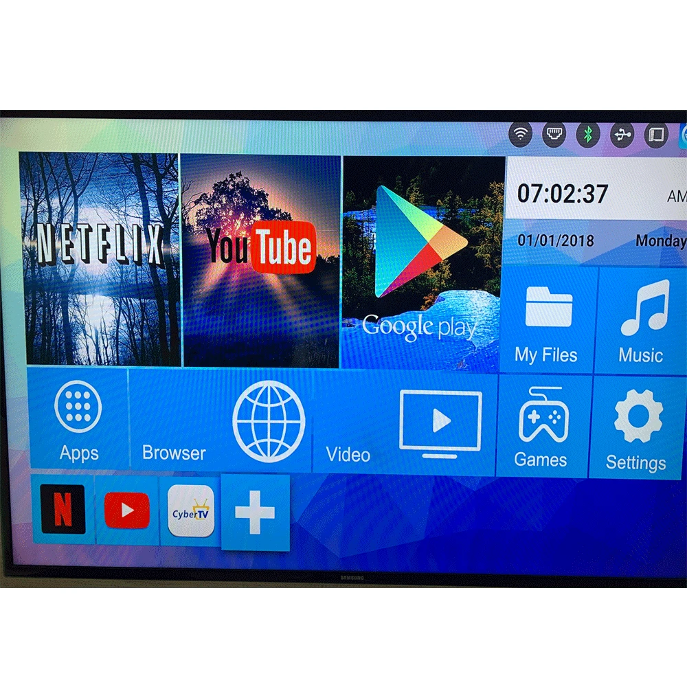 Новейший Сингапур, Starhub волокно Cyber tv IP tv box Android 9,0 2,4/5 Ghz двойной wifi Сингапур Малайзия Таиланд Япония Спорт live