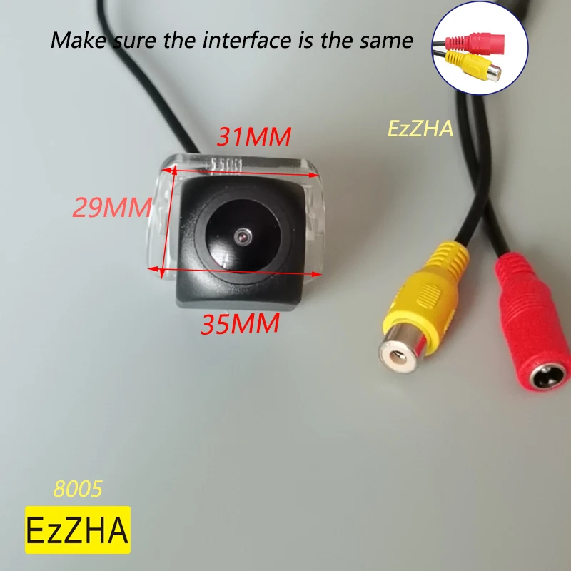 EzZHA HD рыбий глаз беспроводной автомобильный CCD ночное видение задняя камера