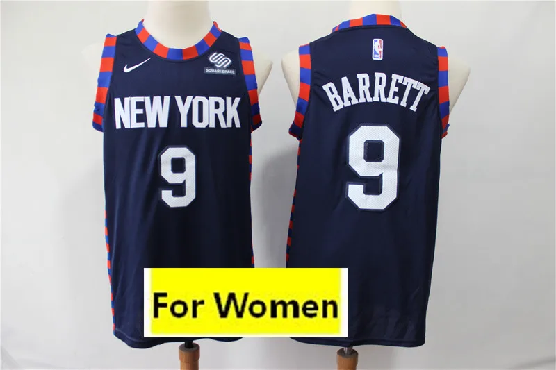 1 Женщин baskeball Нью-Йорк#9 R.J. Barrett Майки - Цвет: 1