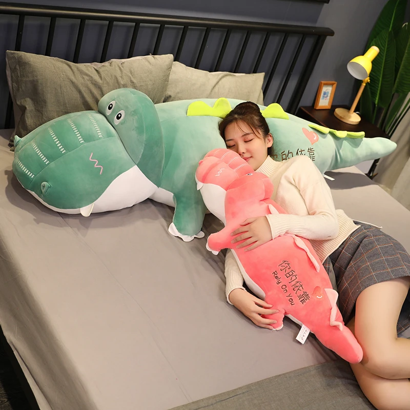 Игрушка плюшевая Huggable имитация крокодила мягкие плюшевые животные подушка кукла