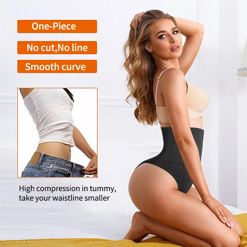 Tanga de control del vientre Shaping Tanga moldeadora sin costuras para  mujer Ropa interior moldeado Adepaton