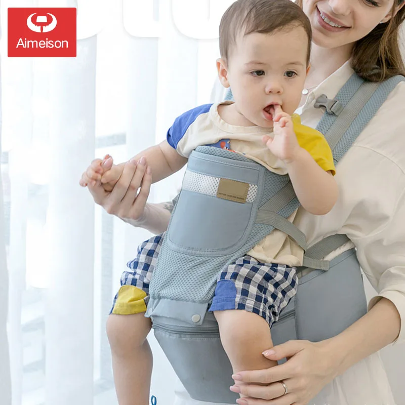 Ergonomic Baby Carrier Backpack With Hipseat For Newborn Multi-function Infant Sling Wrap Waist Stool AYD007
