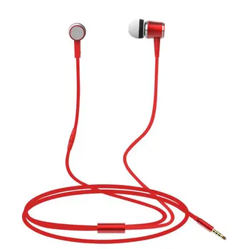 

Classic Metal Design Wired Headphone with Microphone Subwoofer Stereo Wired Earphone Sport Earbud In-Ear Gaming Headset Colorful