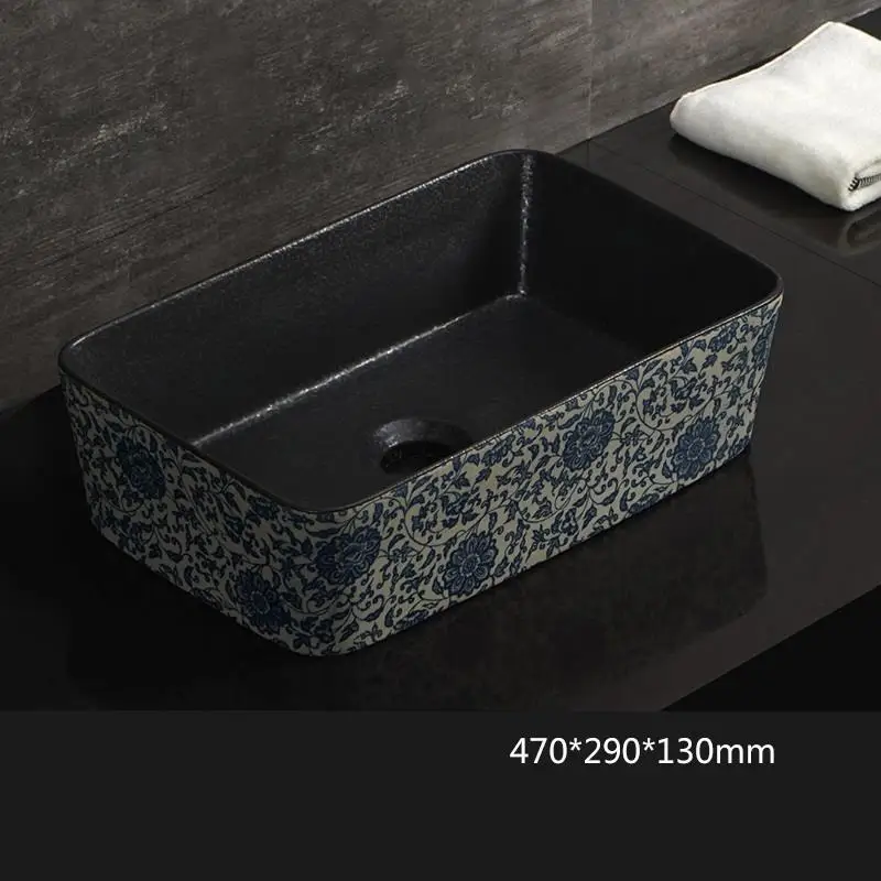 MODEL B Bassin Da Appoggio Sobre Encimera wastatel Banyo умывальник Lavandino Bagno Black Evier Lavabo Pia Cuba Banheiro раковина для ванной комнаты - Цвет: MODEL B