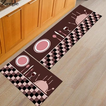 Zeegle фланелевые Входные Коврики в ванную коврики противоскользящие ковры для гостиной спальни прикроватные впитывающие коврики кухонные коврики