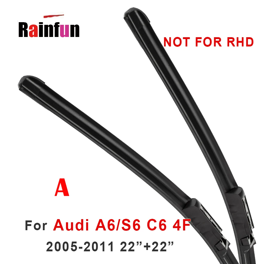 RAINFUN заднего и переднего стеклоочистителя для Audi A6/S6 C6 C7 с 2005 года 14 &quotзаднего