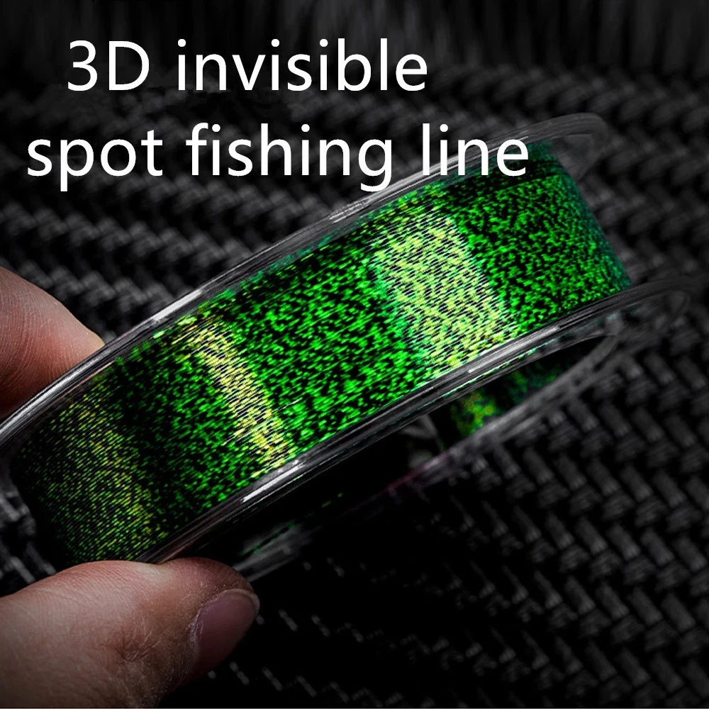 100m Invisible Fishing Line Speckle Carp Fluorocarbon Line Super Strong
