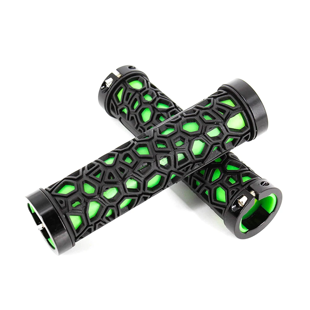 

1 Pair Soft Anti Skid Bar End Components Bike Grips Fixed Rubber Mountain Bicycle Smooth Push On Cover Ergonomic