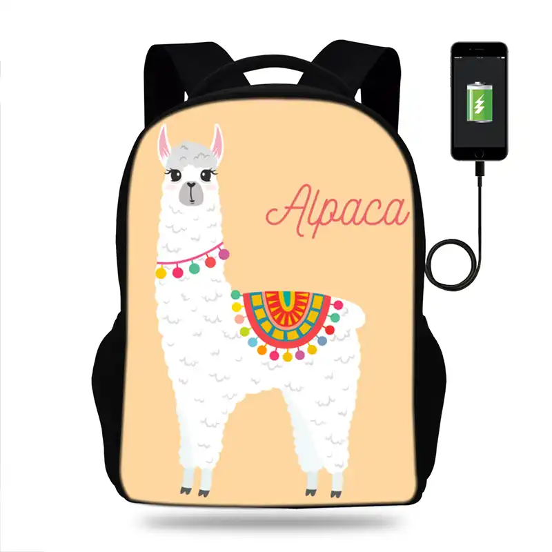 cute llama backpacks