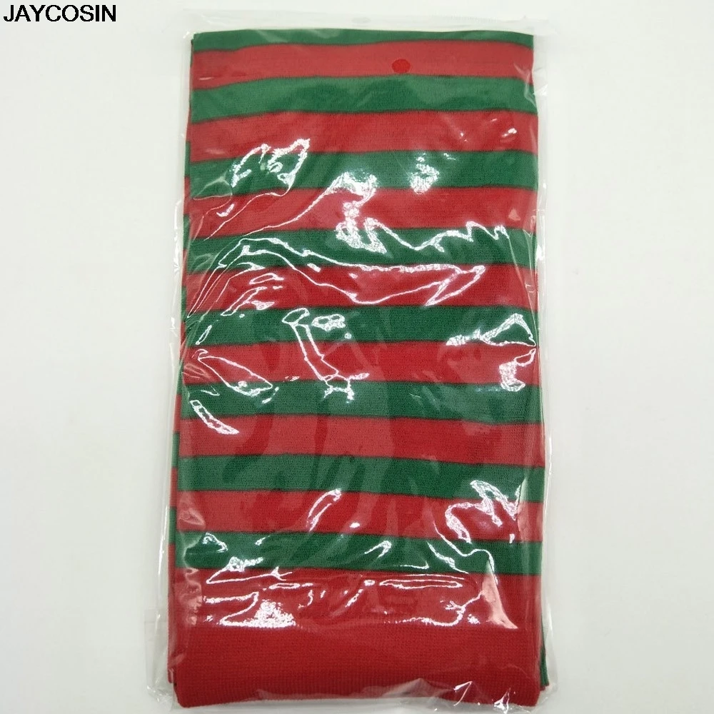 JAYCOSIN колготки эльфа, полосатые, красные, зеленые, рождественские, маскарадный костюм, чулки до колена, сексуальные чулки, прозрачные, rajstopy, хит 9910
