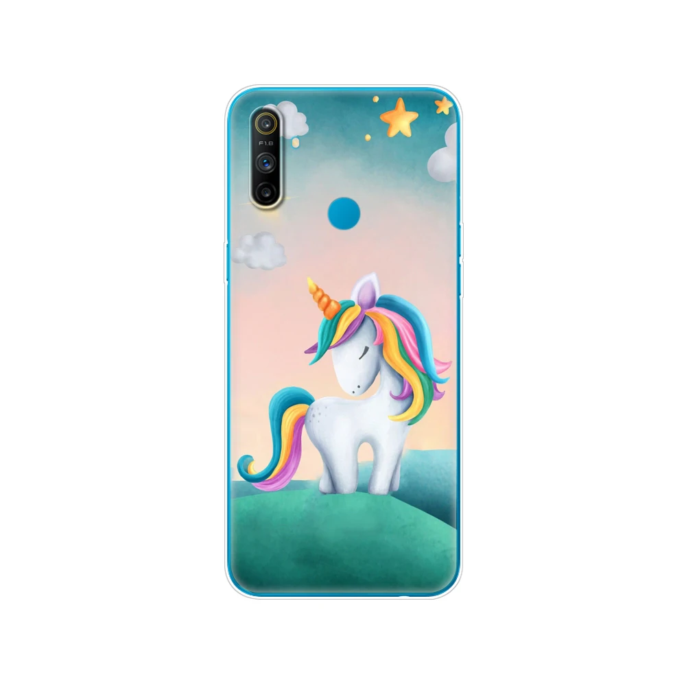 For Realme C3 Case Soft Silicon TPU Back For OPPO Realme C3 Realme c3 Protective Phone Cover Coque Capa Funda 6.5inch cat dog cases for oppo cases Cases For OPPO