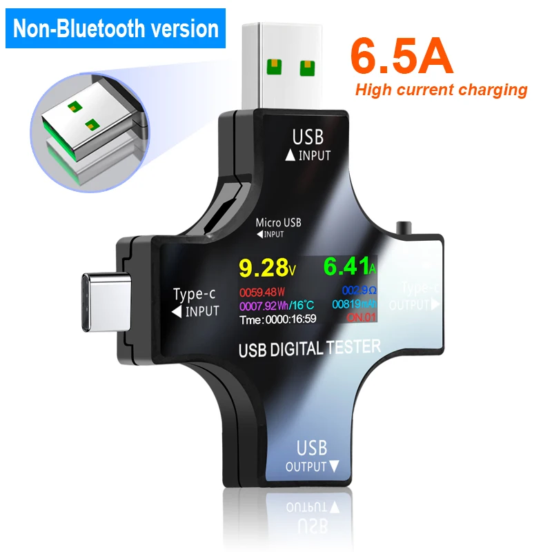 Usb Power Detector Voltage Current Meter Wattmeter Meter Ammeter Indicator - Usb -