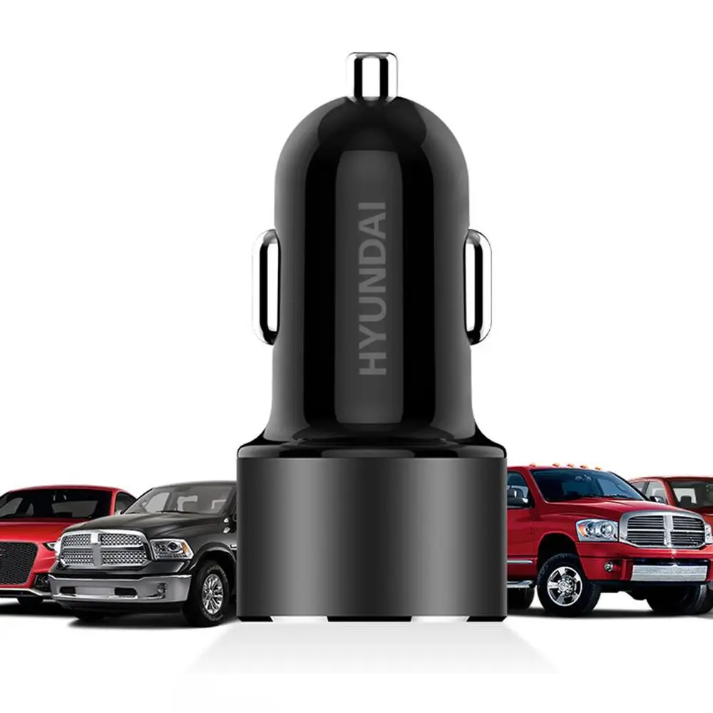 Современное автомобильное зарядное устройство 3.6A Dual Usb быстрая зарядка автомобильного прикуривателя Автомобильное зарядное устройство Интеллектуальная защита от перенапряжения