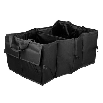 

1PC Foldable Car Auto Back Rear Trunk Seat Big Storage Bag Pocket Organizer YHQ