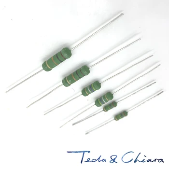 

100Pcs 3W 27R 30R 33R 36R 27ohm 30ohm 33ohm 36ohm 27 30 33 36 5x15 Small Metal Oxide Film Resistor Color Ring Resistance R ohm