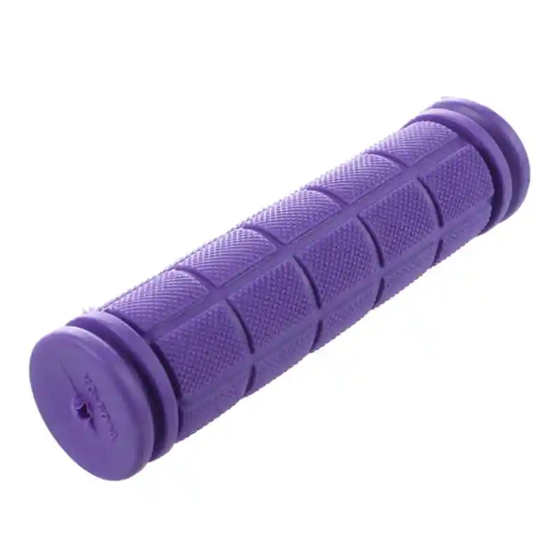 purple mountain bike grips