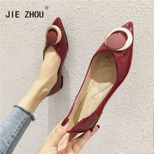 Популярная женская обувь; красные модельные туфли из лакированной кожи с острым носком на мягкой плоской подошве; женские водонепроницаемые мокасины; zapatos de mujer