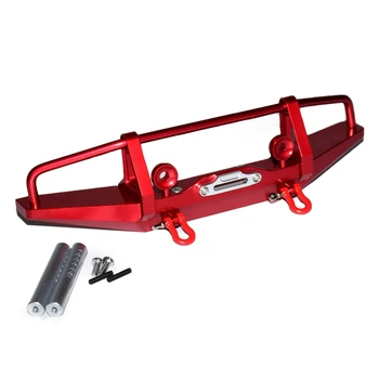 

Aluminum Alloy Front Bumper for 1/10 RC Crawler Truck SCX10II 90046 Traxxas TRX4
