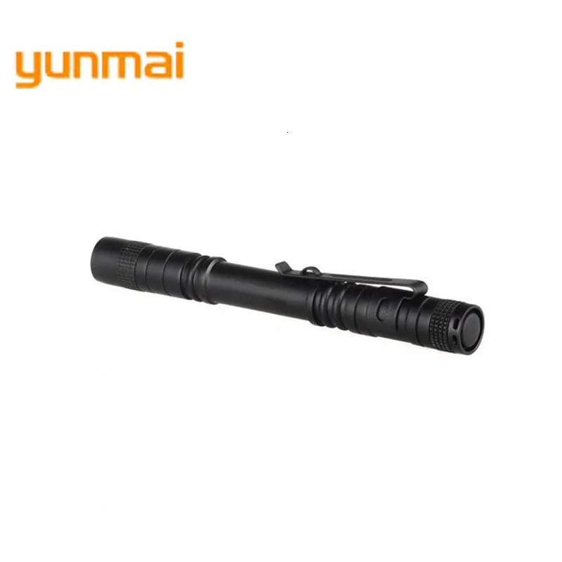 Мощный светодиодный фонарик Penlight Xpe Q5 Водонепроницаемый тактический фонарь лампе торшер-светильник портативный свет использовать батарею Aaa