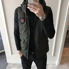 Мужская куртка, мужские новые продукты, мужской жилет с капюшоном, пальто, осень и зима, стиль