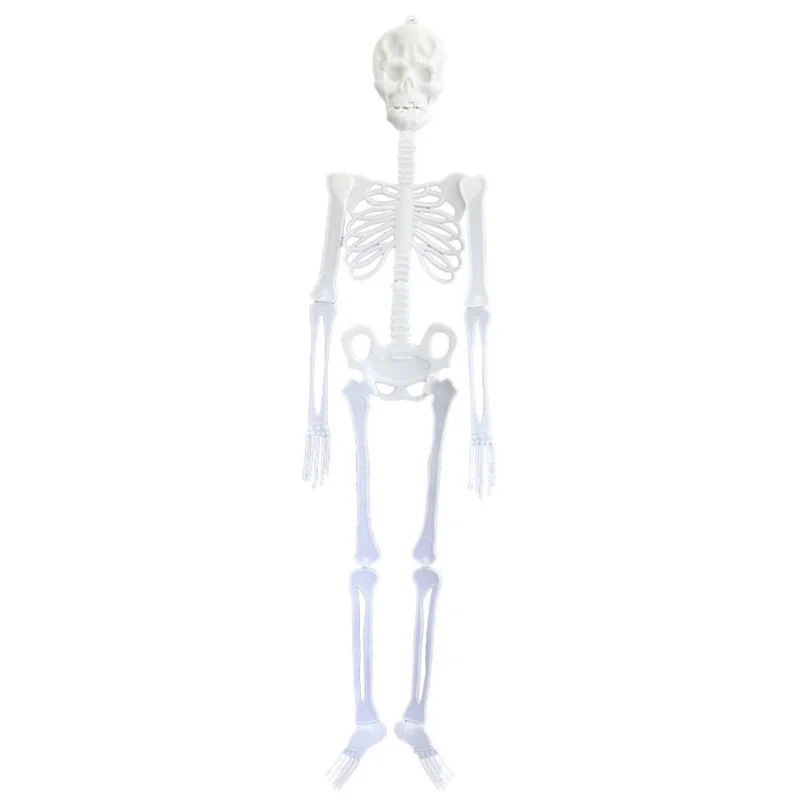 Ужас светящийся Скелет пластиковый висячий Скелет светится в темноте для привидения украшение дома реквизит Хэллоуин вечерние принадлежности